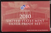 2010-s U.S. Silver Proof Set (14 coin set)