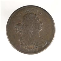 1807 Draped Bust Half Cent (XF?)