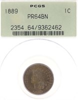 1889 Indian Head Cent (PCGS PR64 BN)