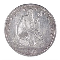 1877-s Seated Liberty Half Dollar (AU?)