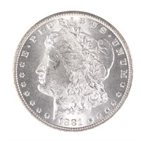 1881-cc Morgan Silver Dollar (UNC?)