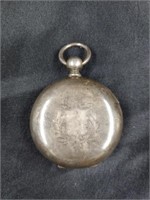 Rockford Key Wind Coin Silver Pocketwatch