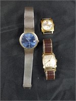 3 Vintage Men's Watches