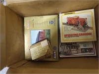 BOX OF VINTAGE RAILROAD CARS