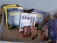 COLLECTION OF SPACE AND SCIENCE BOOKS /GREY  BASKE