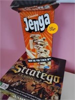 JENGA  AND STRATEGO GAME