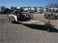 1989 Triggs flatbed dual axle trailer - VUT