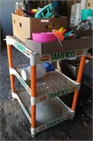 TAMPICO PLASTIC RACK AND EARLY TOYS