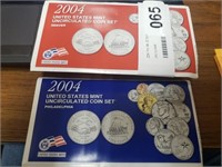 2004 UNCIRCULATED P & D MINT SETS