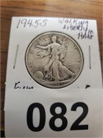 1945-S WALKING LIBERTY HALF