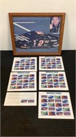 Rusty Wallace Print and Muscle Car Stamp