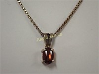 Sterling Silver & Gemstone Necklace