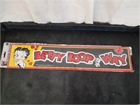 Betty Boop sign