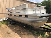 Marine Max Signature Series Party Barge Boat w/ Tr