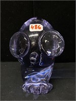 Purple glass owl