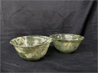 Jade green mini bowls