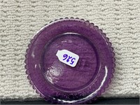 Mini purple decorative  plate