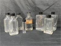 Vintage empty liquid medicine bottle