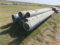 Assorted 12" x 20' PVC Water Pipe