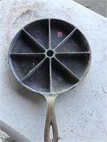 Cast iron divided pan