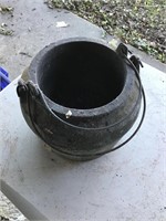 Unique cast iron pot 2 pieces