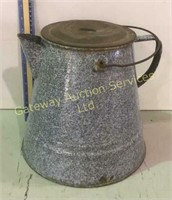 Antique  Enamel Coffee Pot