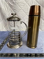 NRA Bullet Coffee Thermos & Press Coffee Pot