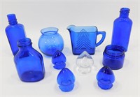 * Cobalt Glass Lot - All Vintage