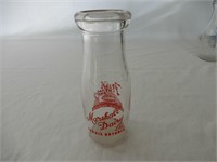 MARSHALL DAIRY JARVIS ONT. PINT MILK BOTTLE