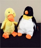 Beanie Buddies Quackers and Waddle