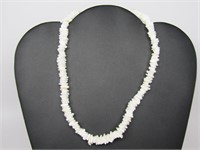 Heavy White Coral Necklace