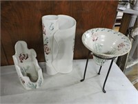 3 Piece Ceramic Vase Set