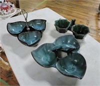 Blue Mountain Pottery Condiment Trays