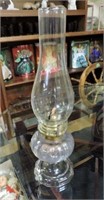 Antique Oil Finger Lamp 17"T
