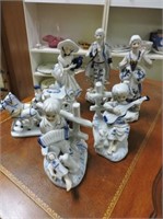6 Porcelain Figurines
