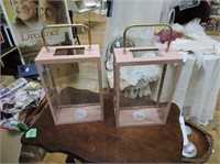 Pair Metal Candle Stands