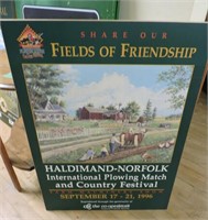 1996 Haldimand Norfolk  Plowing Match Poster