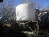 1200gal poly water tank,