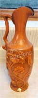 Vintage Haeger USA 18.5" flower vase pitcher,