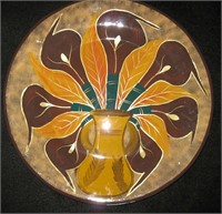 Mexican Cala Lillies Wall Platter