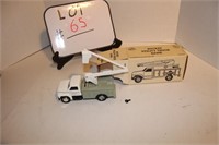 utility truck coin bank with key