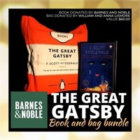Great Gatsby Tote and Book