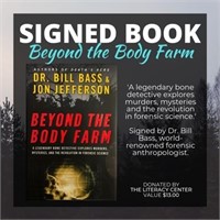 Author graphed Book: Beyond the Body Farm