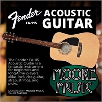 Fender Acoustic Guitar Bundle