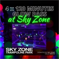 Sky Zone Glow Jump Passes