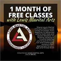 1 Month Free Martial Arts Classes