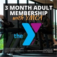 3 Month Adult Membership at YMCA