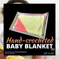 Hand-Crocheted Baby Blanket #2