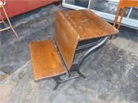 A.S. Co. School Desk Attached Front Chair