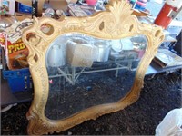 Large Wooden Wall Mirror